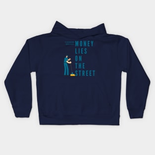 Cleaning service blue Kids Hoodie